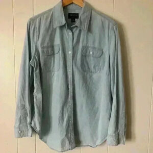 Chaps Denim Women’s Button Dawn Top Shirt Size 1X